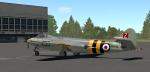 Hawker Sea Hawk for FSX and P3D. 